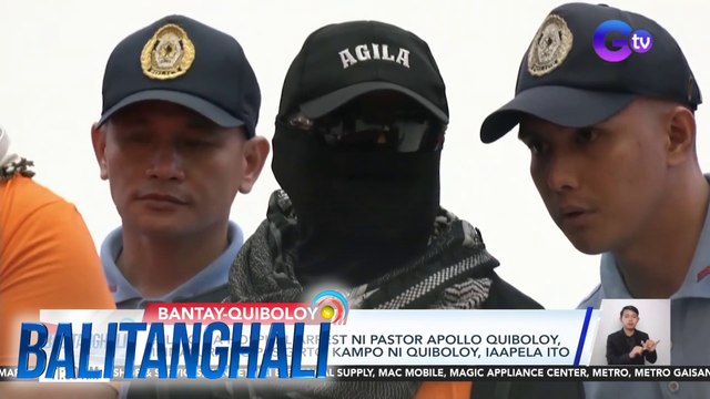 Hiling na hospital arrest ni Pastor Apollo Quiboloy, ibinasura ng Pasig RTC; kampo ni Quiboloy, iaapela ito | Balitanghali