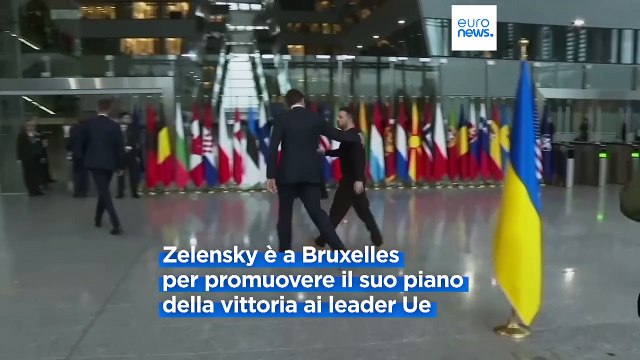 Zelensky a Bruxelles: Ucraina conta su aiuti da 40 miliardi di dollari dalla Nato