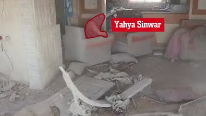 [영상] 신와르 최후의 48초...홀로 앉아 막대기 던지며 저항 / YTN