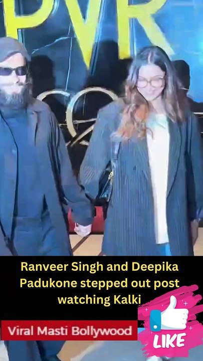 Ranveer Singh and Deepika Padukone stepped out post watching Kalki