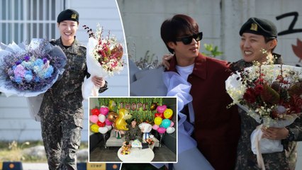 J-Hope Discharged From Military, Jin’s Warm Welcome Steals The Show!