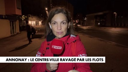 Ardèche : le centre-ville d'Annonay ravagé par les flots