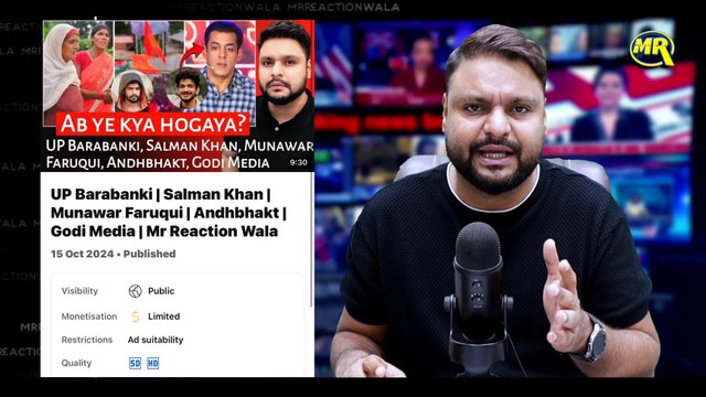 UP Bahraich | Salman Khan death threat vs Lawrence Bishnoi | Andhbhakt | Godi Media | Mr Reaction Wala