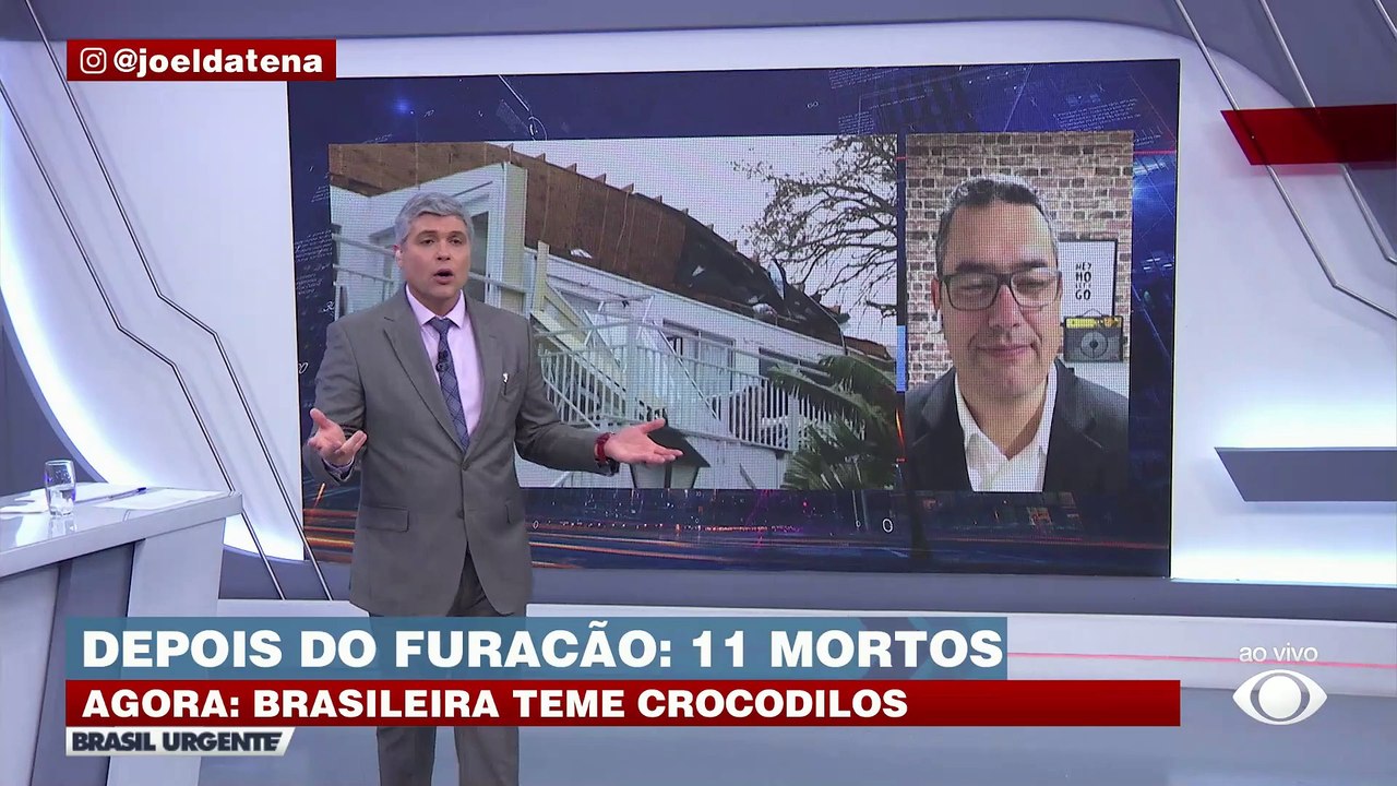 Brasileira na Flórida diz ter medo de crocodilos após passagem do furacão Milton _ Brasil Urgente