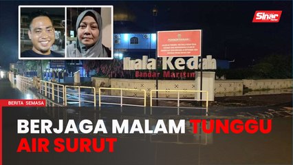 Air pasang besar: Terpaksa berjaga malam, rumah dinaiki air