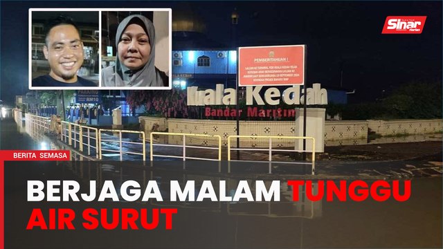 Air pasang besar: Terpaksa berjaga malam, rumah dinaiki air