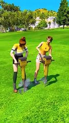 BABY HERO SAVES Girls from Creepy Black Spiderman?