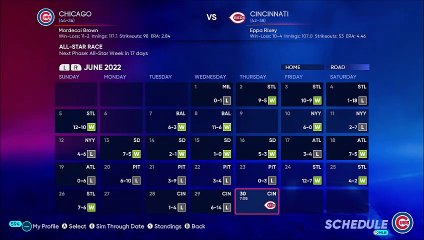 HOFBL Season 2: (6/30) Rixey looking to topple Brown off League win leader board (Reds @ Cubs)