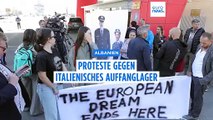 Proteste gegen italienische Auffanglager in Albanien