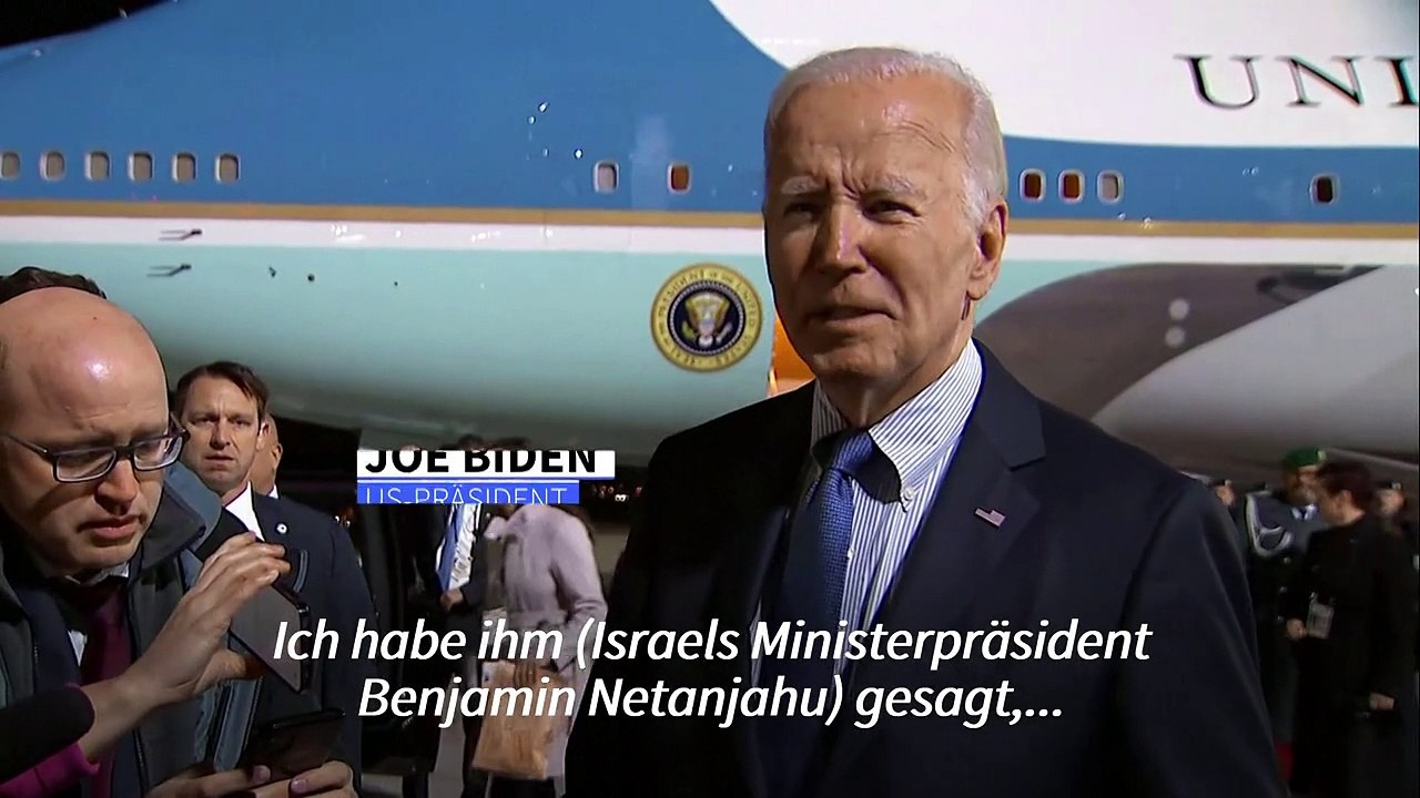 Biden nach Tötung von Hamas-Chef: 'Den Krieg jetzt beenden'