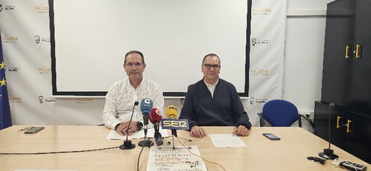 Pepe Ferri y Pedro Angel López, en Radio Villena SER