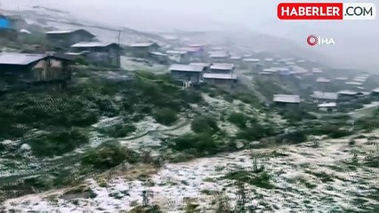 Artvin'in Yüksek Kesimleri Karla Kaplandı