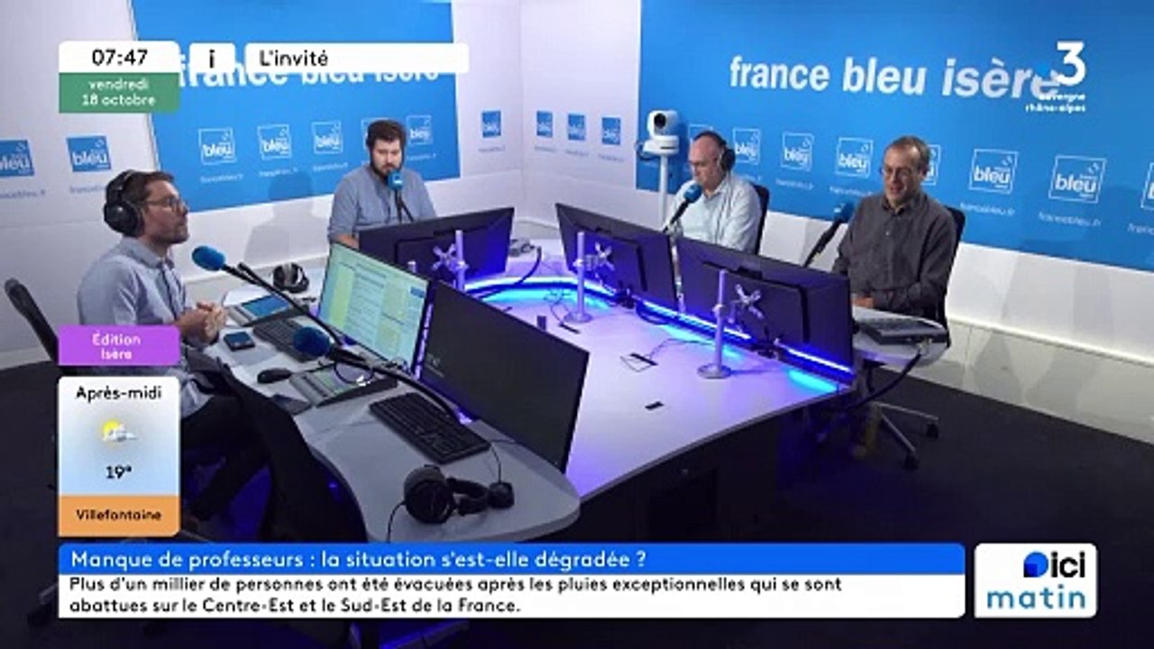 Gilles Nogues, président de la FCPE de l'Isère, la Fédération des Conseils de Parents d'Elèves