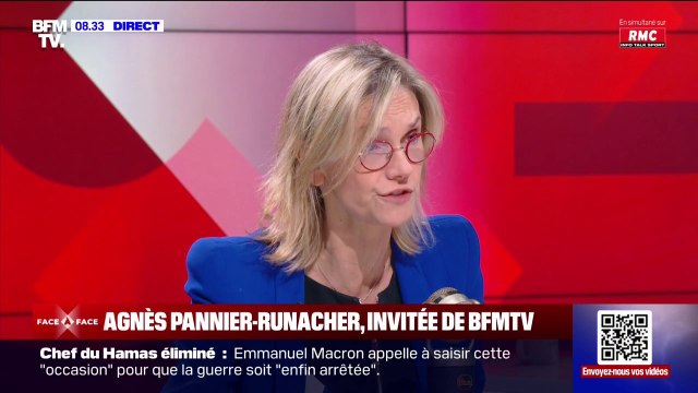 Agnès Pannier-Runacher: À certains points de l'Ardèche, il est tombé jusqu'à 700 mm d'eau en 48h, c'est plus que les précipitations en une année à Paris