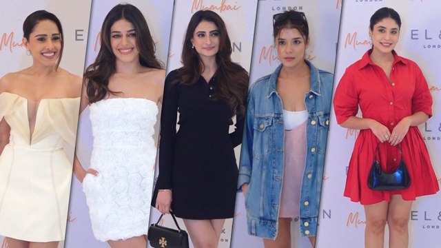 Star-Studded EL & N Launch In Mumbai: Nushrratt Bharuccha, Palak Tiwari, Alaya F & Others SHine