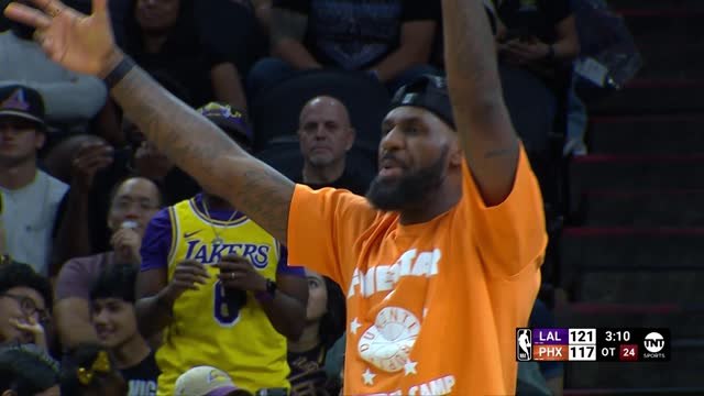 LeBron hyped after rookie Dalton Knecht's impressive three