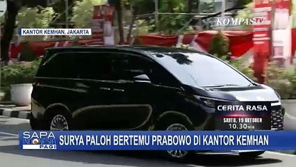 Surya Paloh  dan Muhaimin Bertemu Prabowo di Kantor Kemhan, Apa yang Dibahas?
