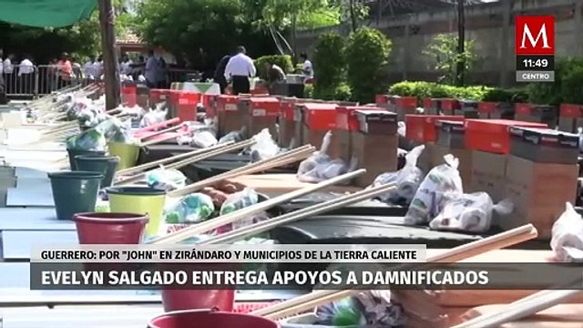 Evelyn Salgado llega a Tierra Caliente para brindar apoyo a víctimas del huracán John'