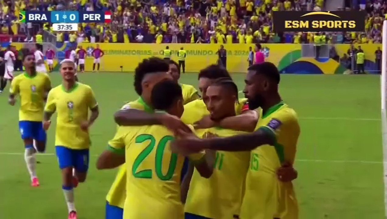 Brazil vs Peru 4-0 Highlights & Goals - World Cup Qualifiers 2024 HD ...