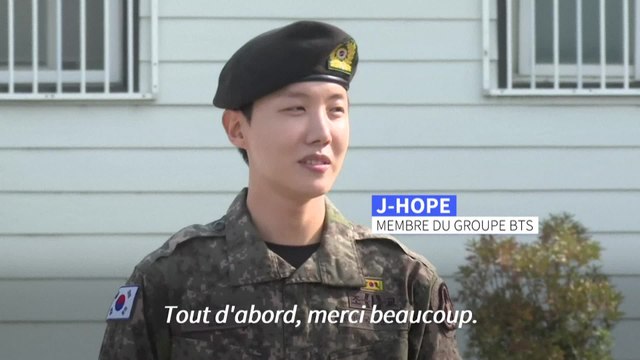 Corée du Sud: J-hope, membre du groupe BTS, a terminé son service militaire