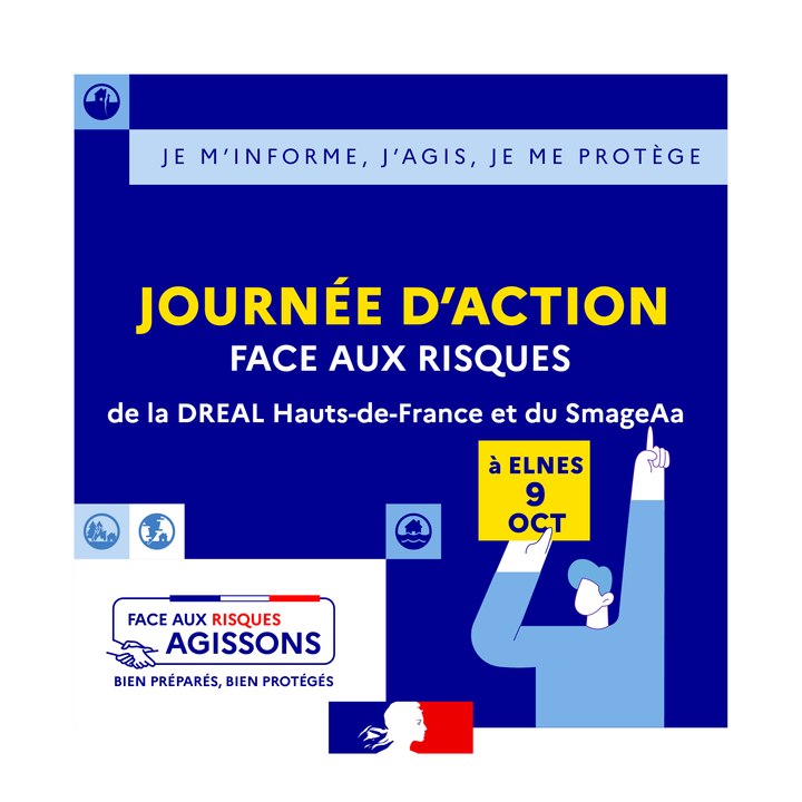 [DREAL Hauts-de-France] Journée nationale de la résilience face aux risques à Elnes en Hauts-de-France