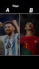 Cr_7 vs Messi Whos your favrt ? #goat #messi