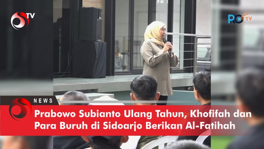 Prabowo Berulangtahun, Khofifah dan para Buruh di Sidoarjo Berikan Al-Fatihah