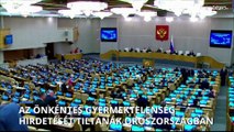 Bűncselekménnyé nyilvánítaná az önkéntes gyermektelenség hirdetését az orosz parlament