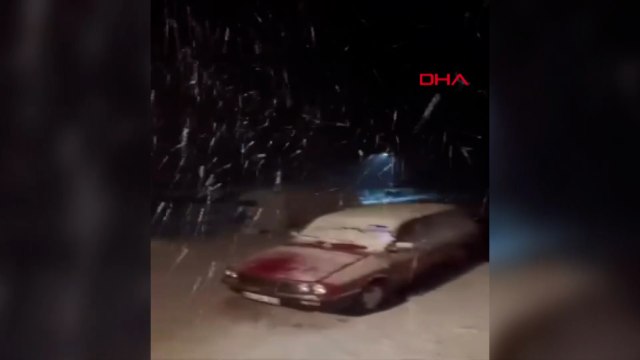 Sivas’ın yüksek kesimlerine kar yağdı