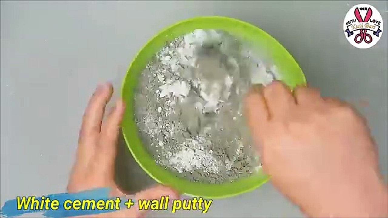 Table lamp making __ Plastic bottle Corner Flower vase __ Lighting lamp making