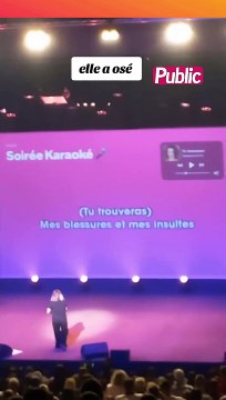 Inès Reg parodie la chanson Tu trouveras de Natasha St-Pier dans son nouveau spectacle