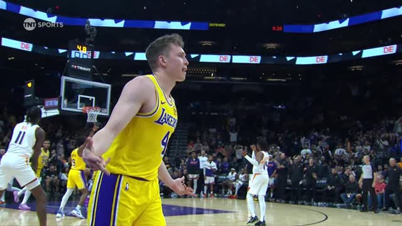 Rookie Dalton Knecht drops 35 in Lakers OT win over Suns