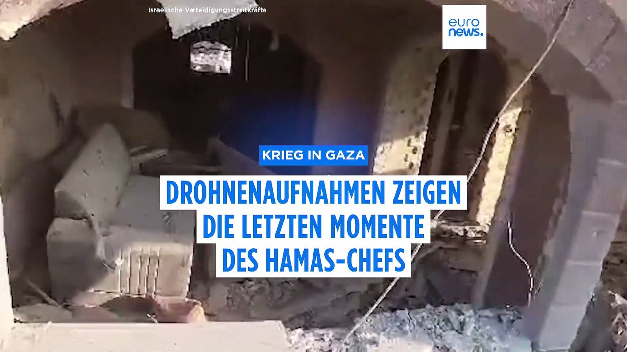 Drohnenaufnahmen zeigen die letzten Momente des Hamas-Chefs