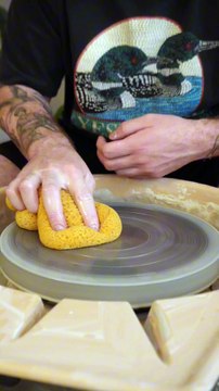 Throwing A Vase On The Pottery Wheel!