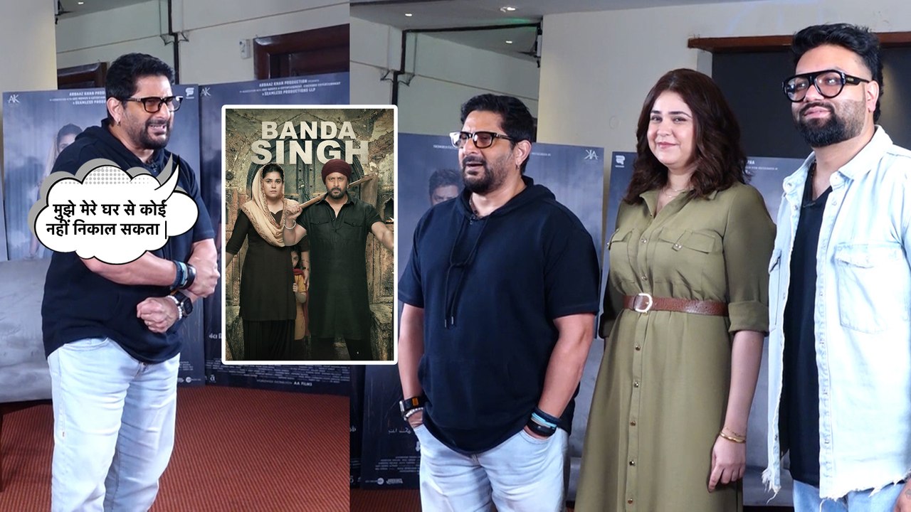 Arshad Warsi & Cast of Bandaa Singh Chaudhary Arrive For Promotion Of Their Film