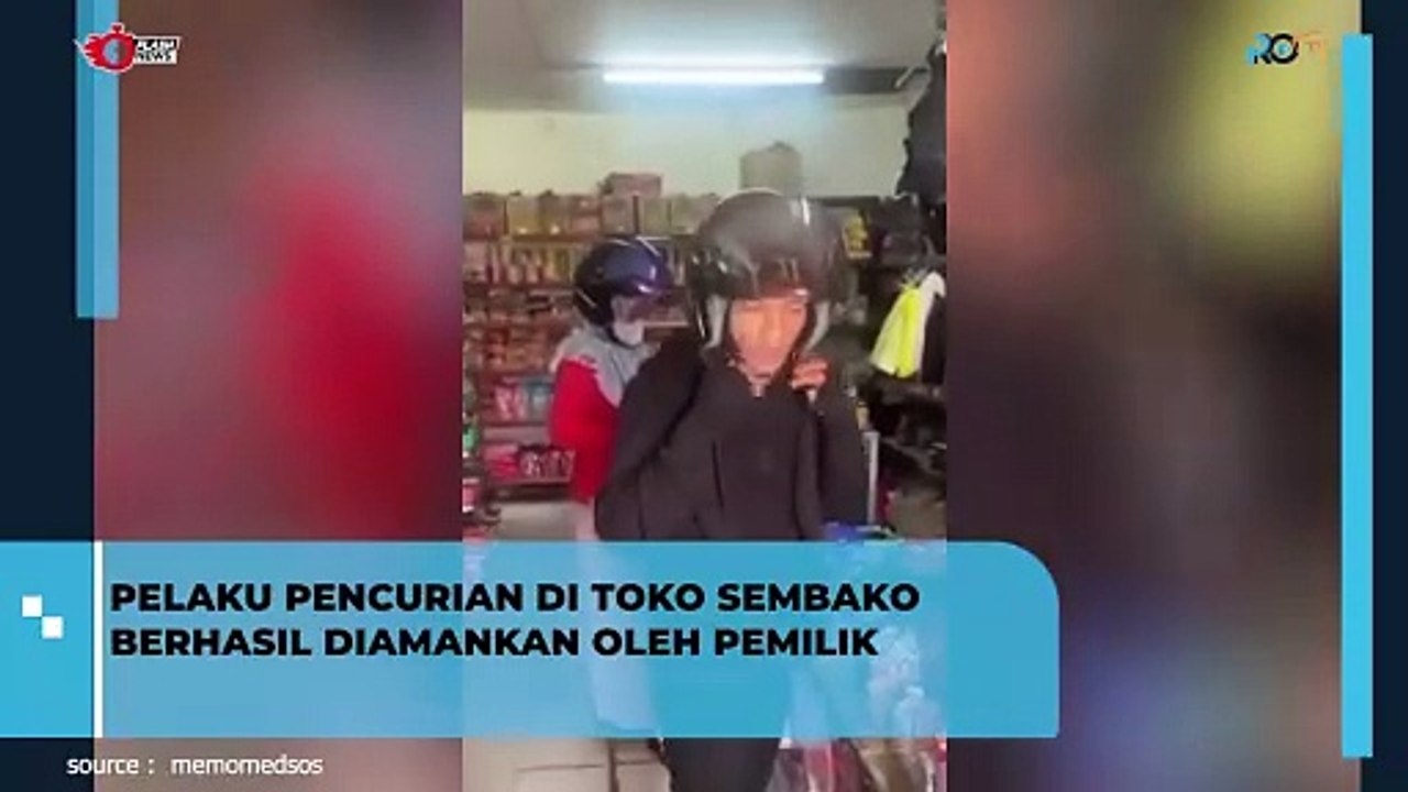 Pelaku Pencurian di Toko Sembako Berhasil Diamankan oleh Pemiliknya
