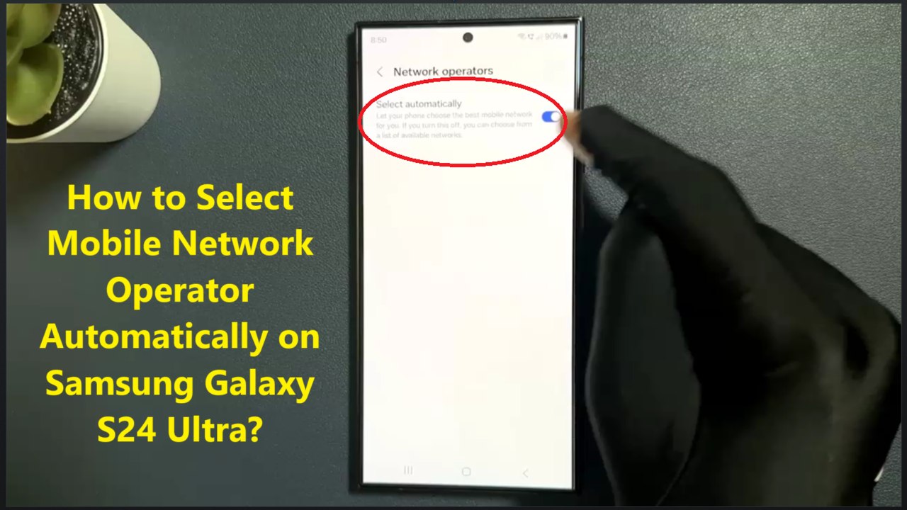 How to Select Mobile Network Operator Automatically on Samsung Galaxy ...