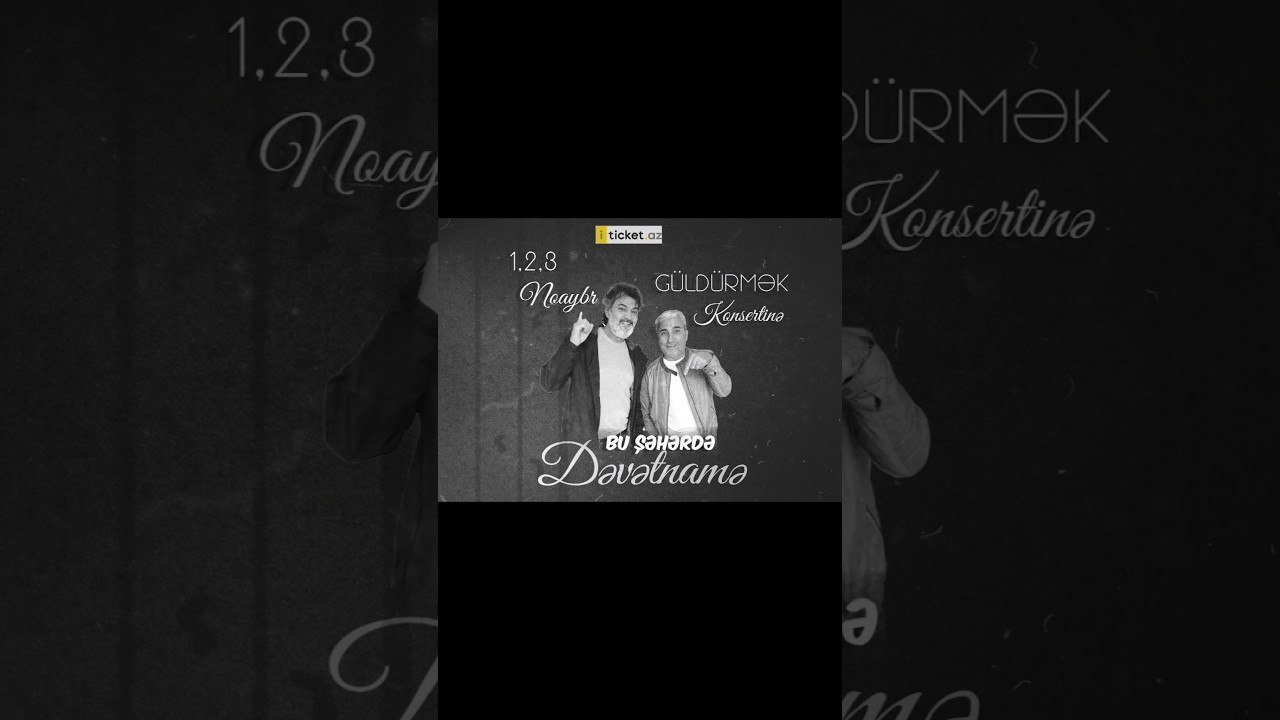 Bu Şəhərdə GülDürmək Konserti - Biletləri iticket.az saytında əldə edə bilərsiniz ️ #shorts