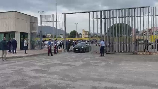 Processo Open Arms, l'arrivo di Salvini al bunker di Palermo - Video