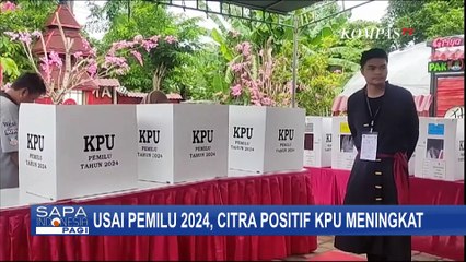 Usai Pemilu Legislatif dan Presiden 2024, Survei Ungkap Citra Positif KPU Meningkat