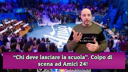 Amici 24, il nome di chi lascia sorprende il pubblico da casa