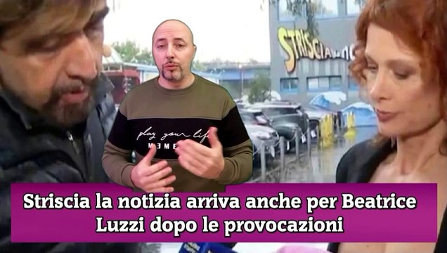 Striscia la notizia arriva anche per Beatrice Luzzi dopo le provocazioni
