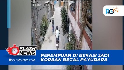 SEORANG PEREMPUAN JADI KORBAN BEGAL PAYUDARA DI BEKASI, DIDUGA PELAKU BERJAKET OJOL