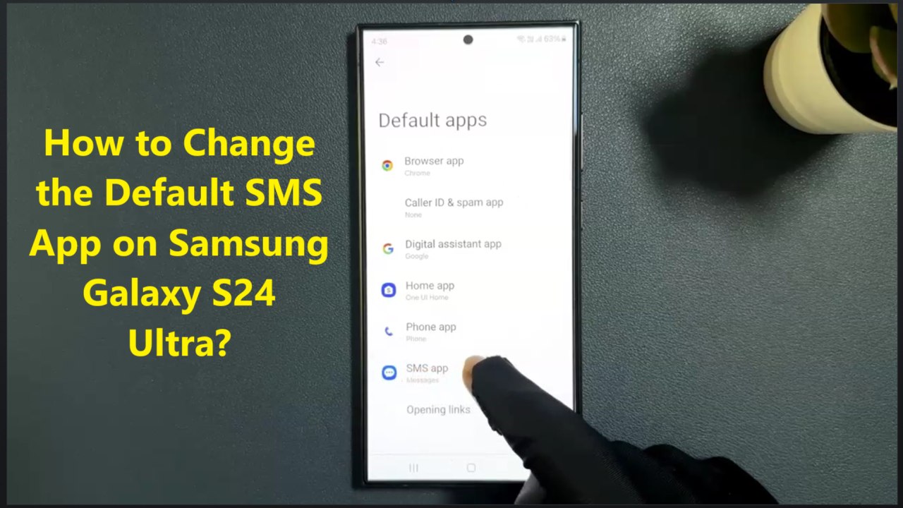 How to Change the Default SMS App on Samsung Galaxy S24 Ultra?