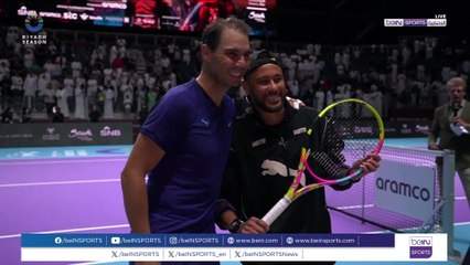 نيمار يلتقي ألكاراز ونادال بطولة أساطير التنس لموسم الرياض
