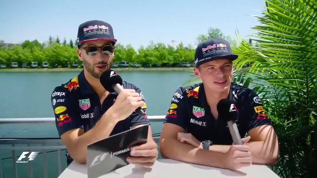 Daniel Ricciardo and Max Verstappen FUNNY MOMENTS