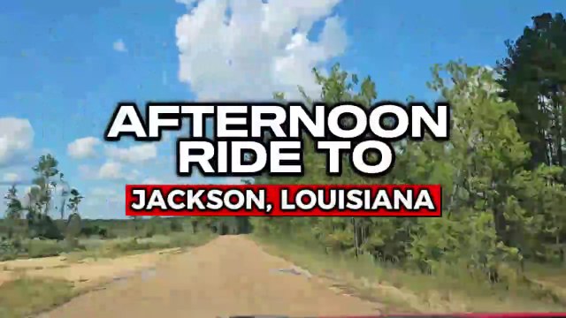 Afternoon Ride to Jackson, Louisiana (Hyperlapse)