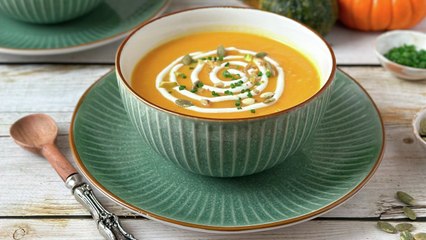 Crema de calabaza y boniato - Cocina Fácil