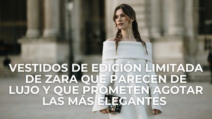Vestidos de edición limitada de Zara que parecen de lujo y que prometen agotar las más elegantes