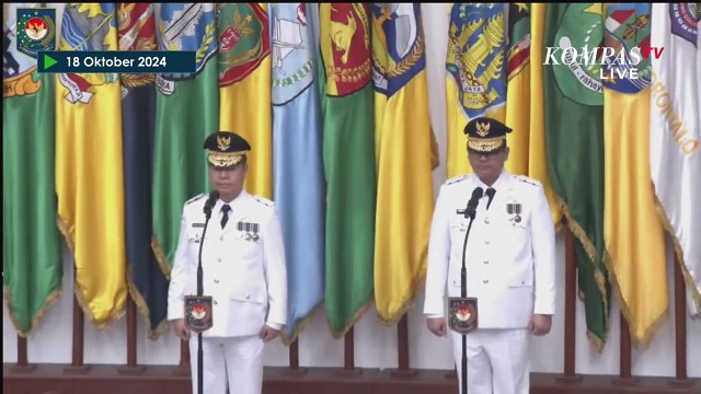 Mendagri Lantik Pj Gubernur Jakarta Teguh Setyabudi & Pj Gubernur Papua Tengah Anwar Harun Damanik